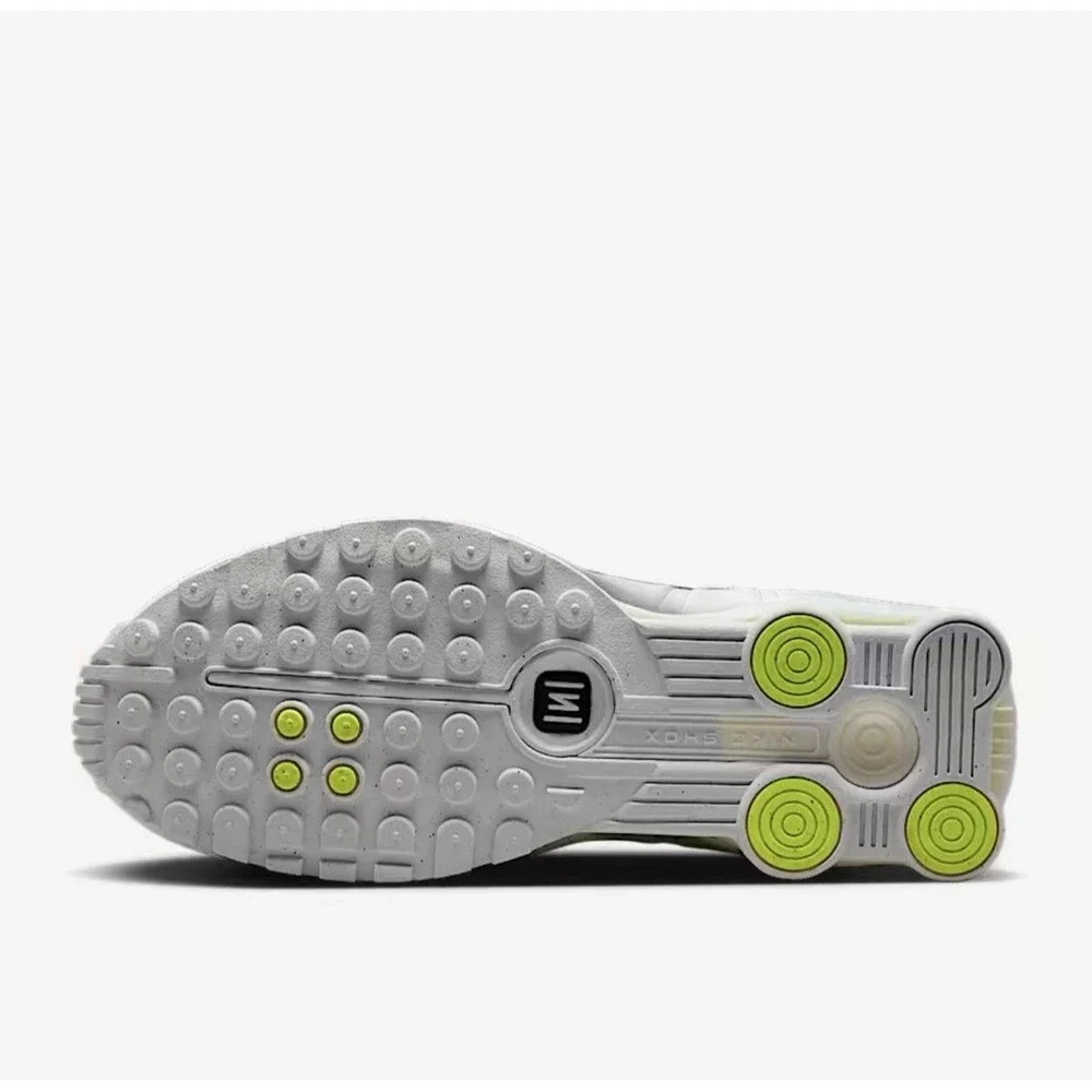 Nike Shox R4 White Metallic Silver Size 7.5 No Box Brand New